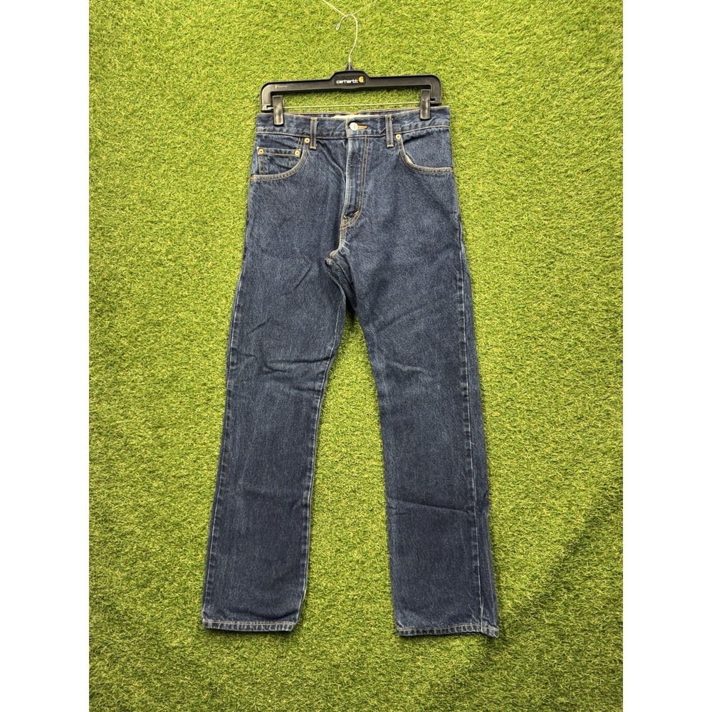 Vintage Levis 517 Jeans Mens 30x32 Bootcut USA Made 90s Dark Wash Denim Workwear